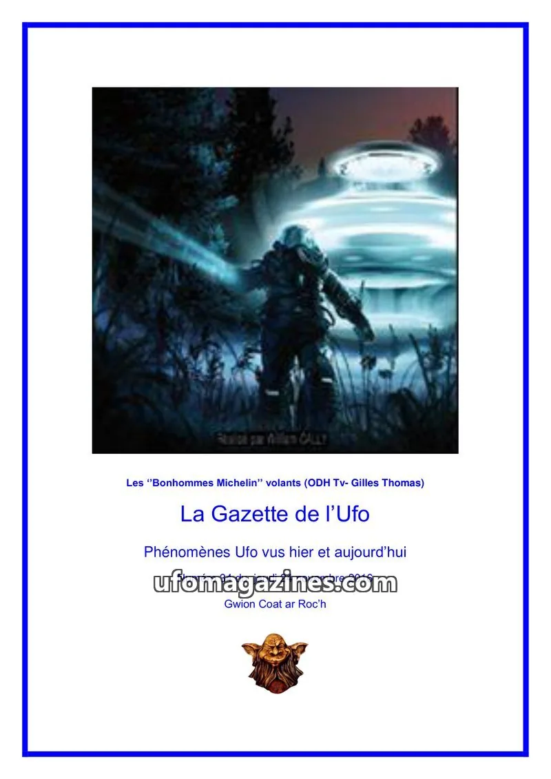 Cover of Gazette des Mousquetaires issue 34: La Gazette de l'Ufo
