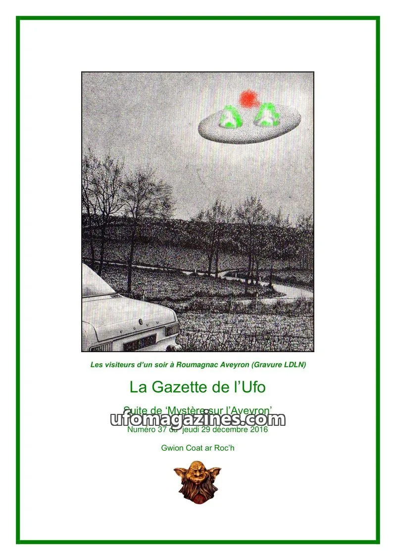 Cover of Gazette des Mousquetaires issue 37: La Gazette de l'Ufo