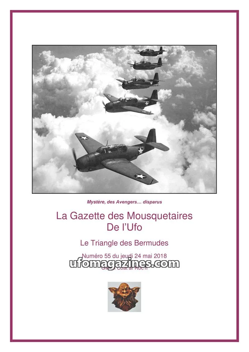 Cover of Gazette des Mousquetaires issue 55: La Gazette des Mousquetaires De l'Ufo
