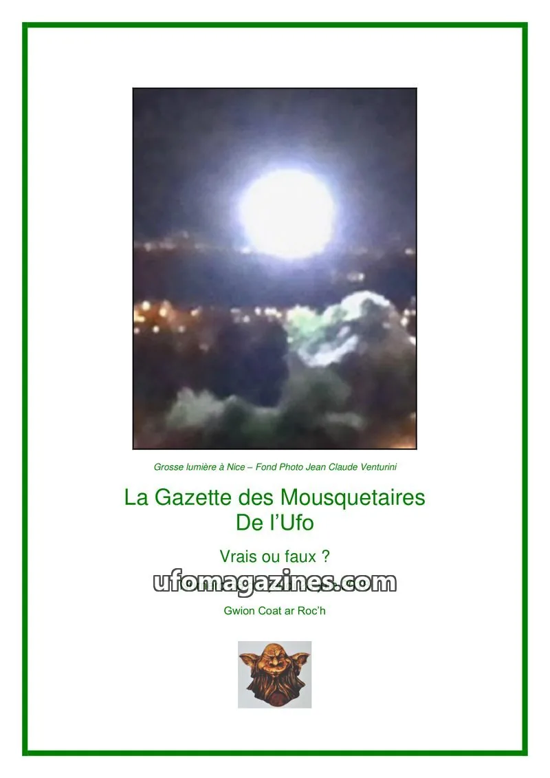 Cover of Gazette des Mousquetaires issue 58: La Gazette des Mousquetaires De l'Ufo