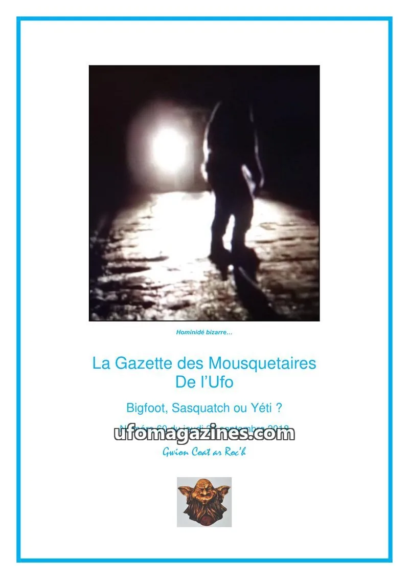 Cover of Gazette des Mousquetaires issue 60: La Gazette des Mousquetaires De l'Ufo