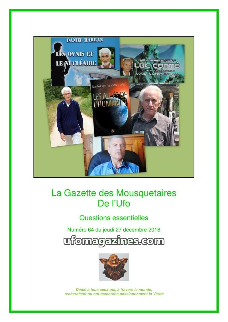 Cover of Gazette des Mousquetaires issue Numéro 64: La Gazette des Mousquetaires De l'Ufo