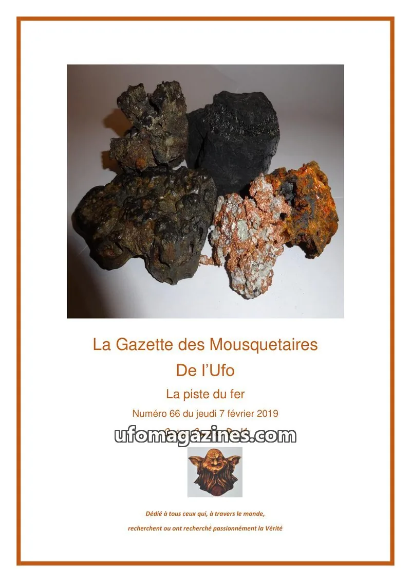Cover of Gazette des Mousquetaires issue 66: La Gazette des Mousquetaires de l'Ufo
