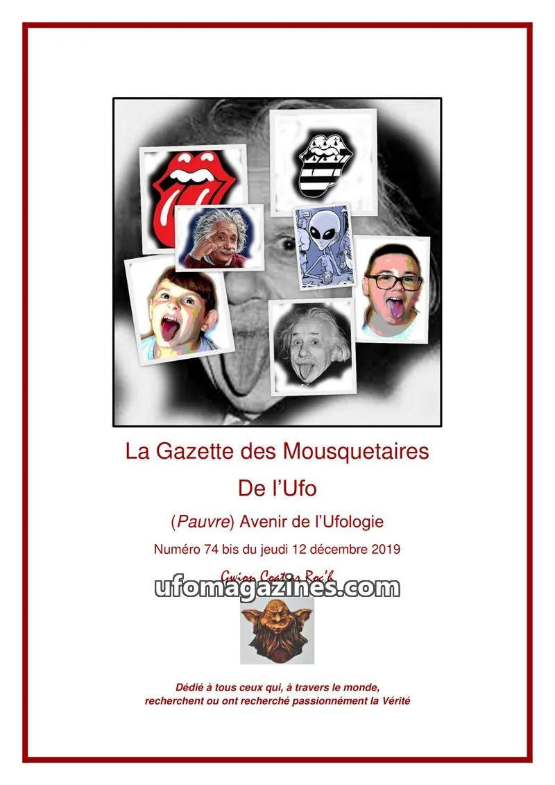 Cover of Gazette des Mousquetaires issue 74 bis: La Gazette des Mousquetaires De l'Ufo