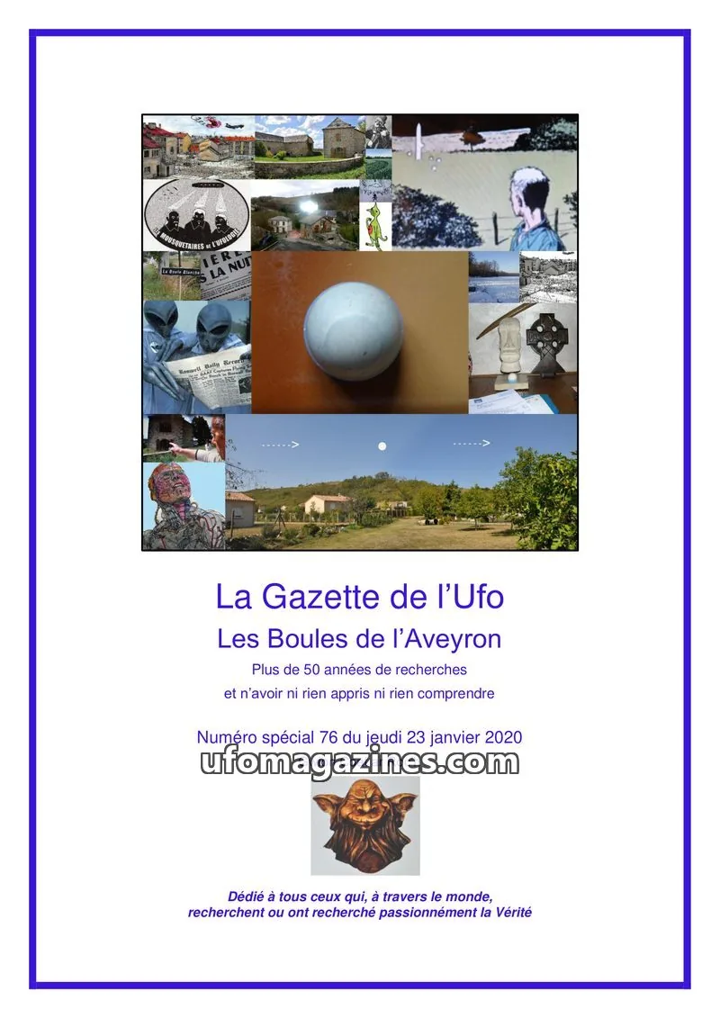 Cover of Gazette des Mousquetaires issue 76: La Gazette de l'Ufo