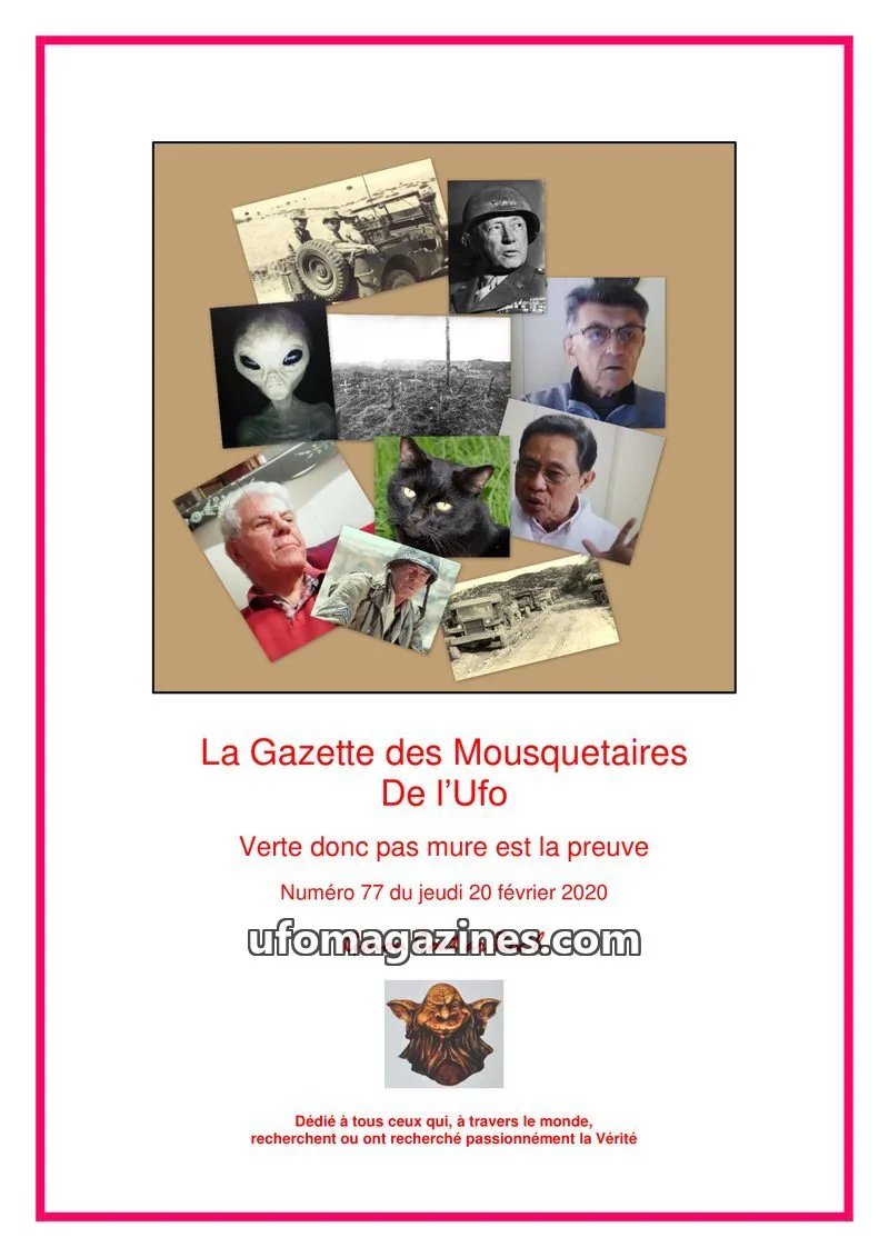 Cover of Gazette des Mousquetaires issue 77: La Gazette des Mousquetaires De l'Ufo
