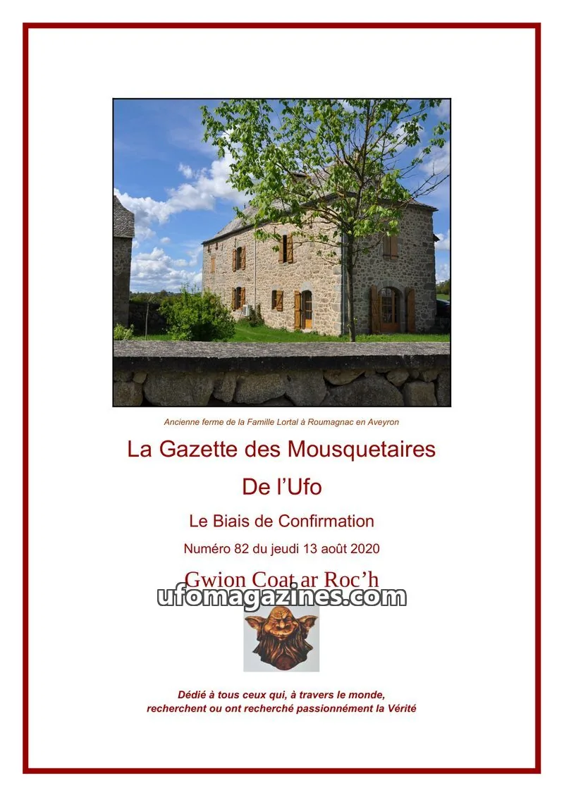 Cover of Gazette des Mousquetaires issue 82: La Gazette des Mousquetaires De l'Ufo