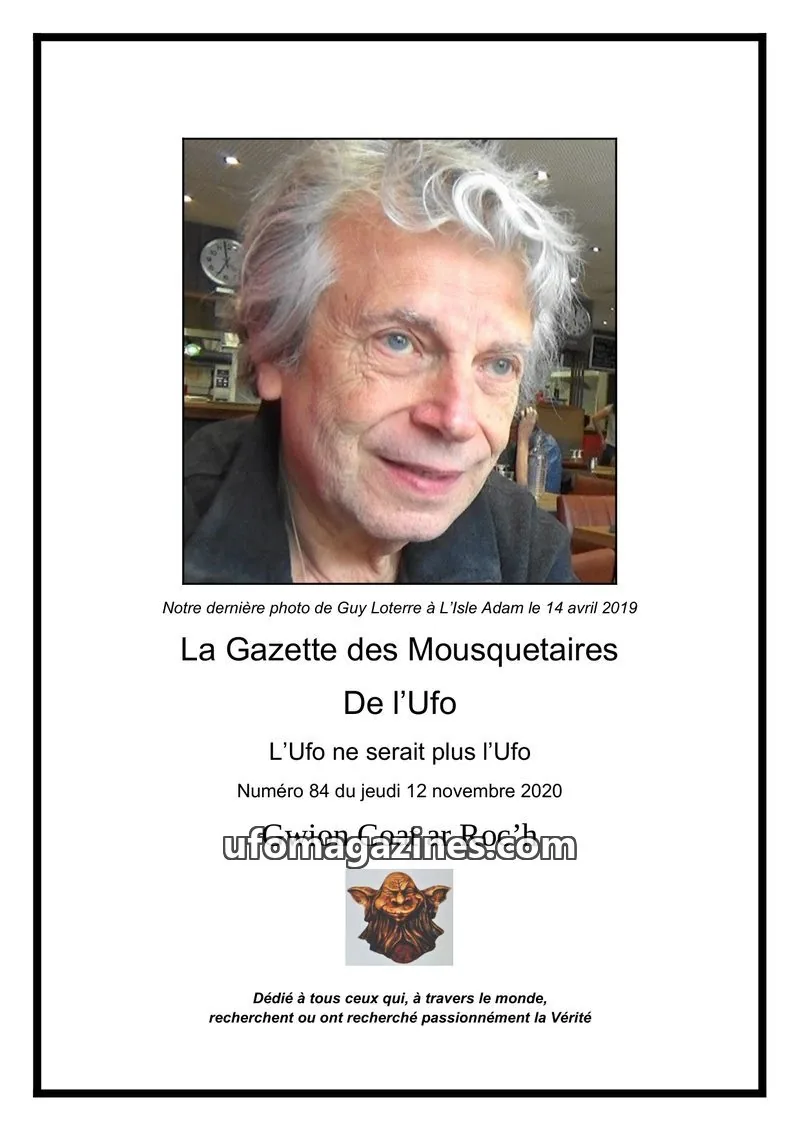 Cover of Gazette des Mousquetaires issue 84: La Gazette des Mousquetaires De l'Ufo