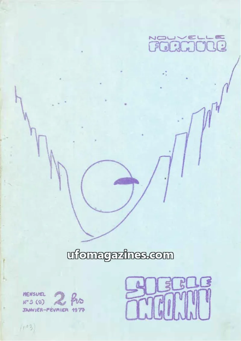 Cover of GEPO (Siecle Inconnu, Ovni & Co) issue N°3 (9): SIECLE INCONNU