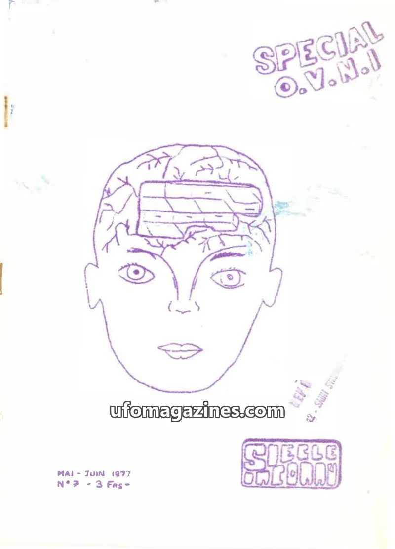 Cover of GEPO (Siecle Inconnu, Ovni & Co) issue 7: SIECLE INCONNU