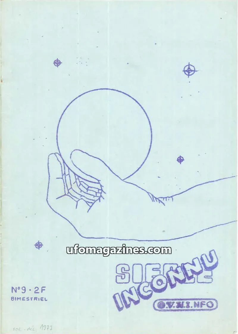 Cover of GEPO (Siecle Inconnu, Ovni & Co) issue 9: Siècle Inconnu