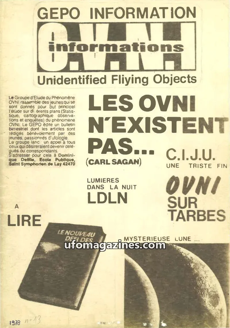 Cover of GEPO issue 13: GEPO INFORMATION
