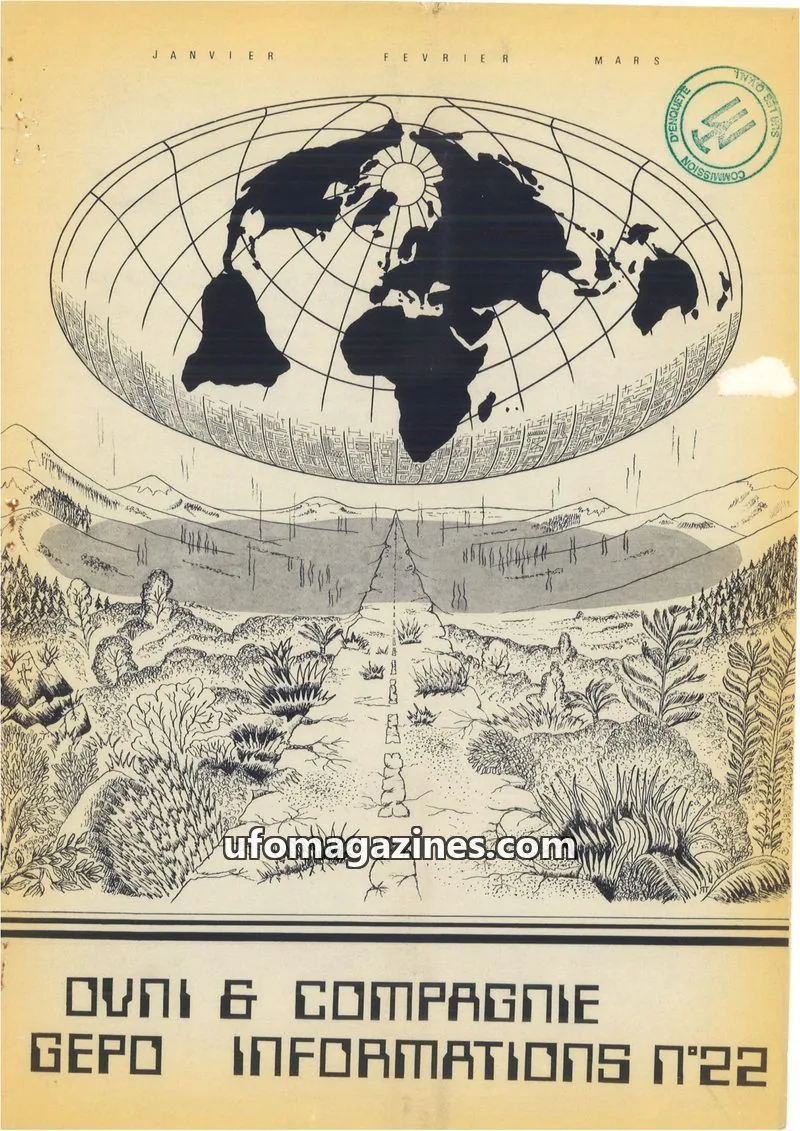Cover of GEPO issue 22: OVNI & COMPAGNIE