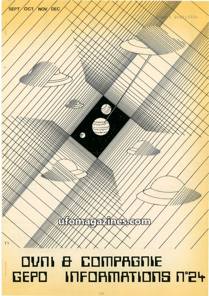 Cover of G.E.P.O. (Groupe d'Etude du Phénomène O.V.N.I.) issue N°24: OVNI & COMPAGNIE GEPO INFORMATIONS