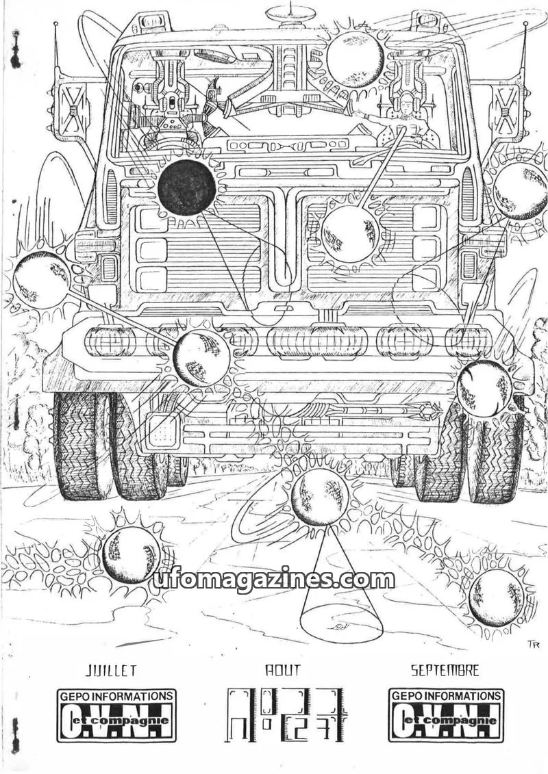 Cover of GROUPE D'ETUDE DU PHENOMENE O.V.N.I.(G.E.P.O) issue N°27: OUNI & COMPAGNIE