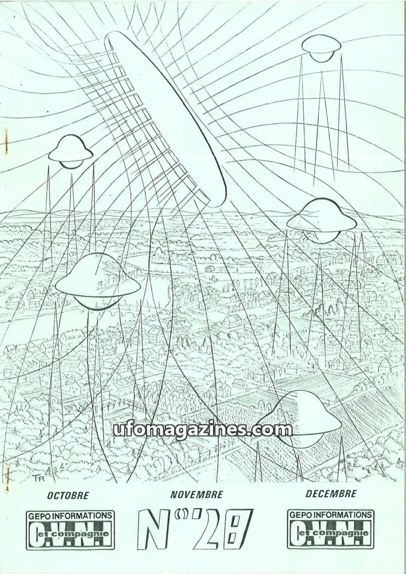 Cover of GEPO (Siecle Inconnu, Ovni & Co) issue N°28: OVNI & COMPAGNIE