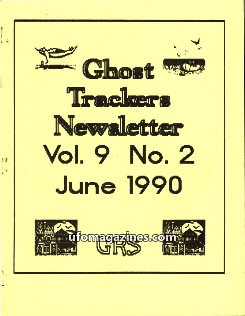 Cover of Ghost Research Society issue Vol. 9 No. 2: Ghost Trackers Newsletter
