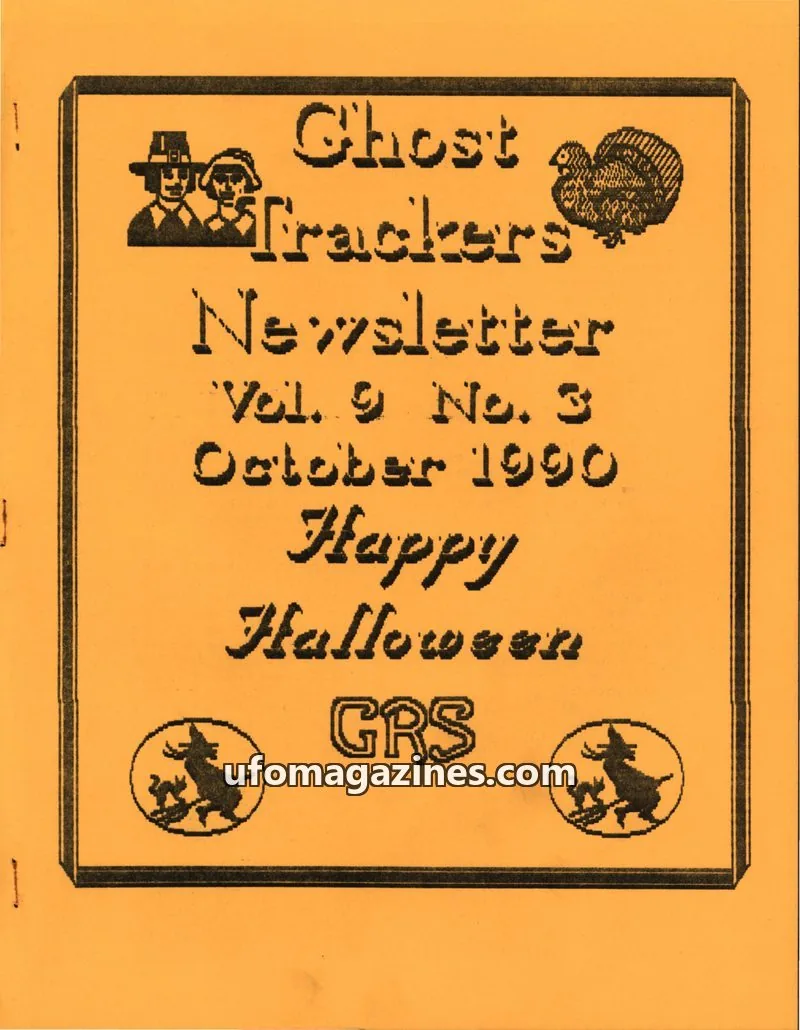 Cover of Ghost Research Society issue Vol. 9 No. 3: Ghost Trackers Newsletter