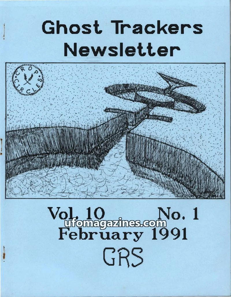 Cover of Ghost Research Society issue 1: Ghost Trackers Newsletter