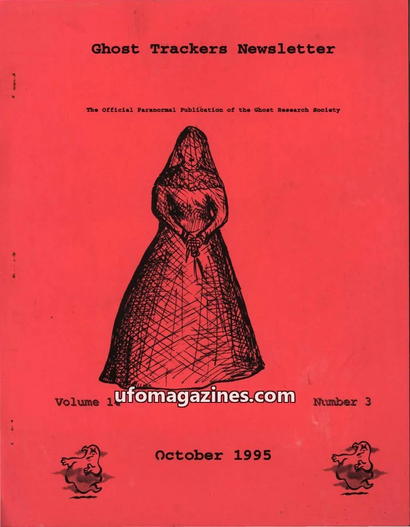 Cover of Ghost Research Society issue 3: Ghost Trackers Newsletter