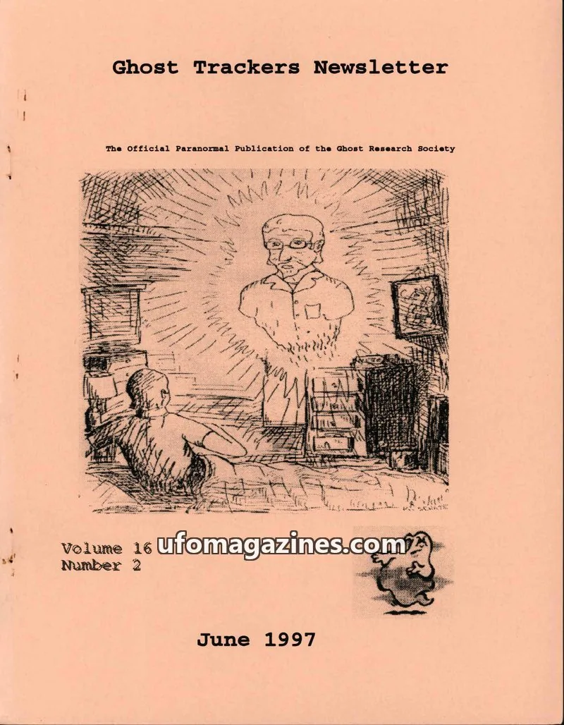 Cover of Ghost Research Society issue Number 2: Ghost Trackers Newsletter