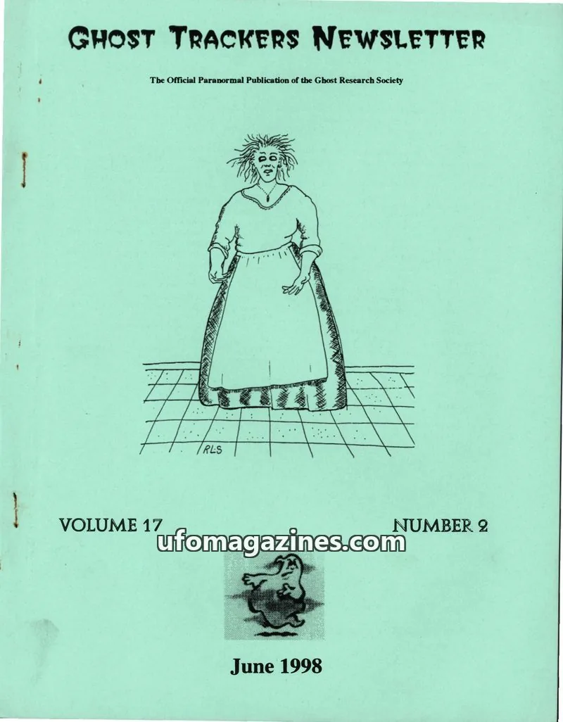 Cover of Ghost Research Society issue NUMBER 2: GHOST TRACKERS NEWSLETTER