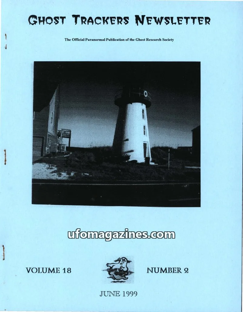 Cover of Ghost Research Society issue 2: GHOST TRACKERS NEWSLETTER