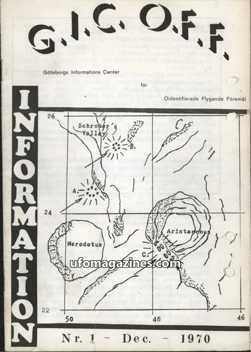 Cover of GICOFF-Information issue Nr. 1: G.I.C.O.F.F. INFORMATION