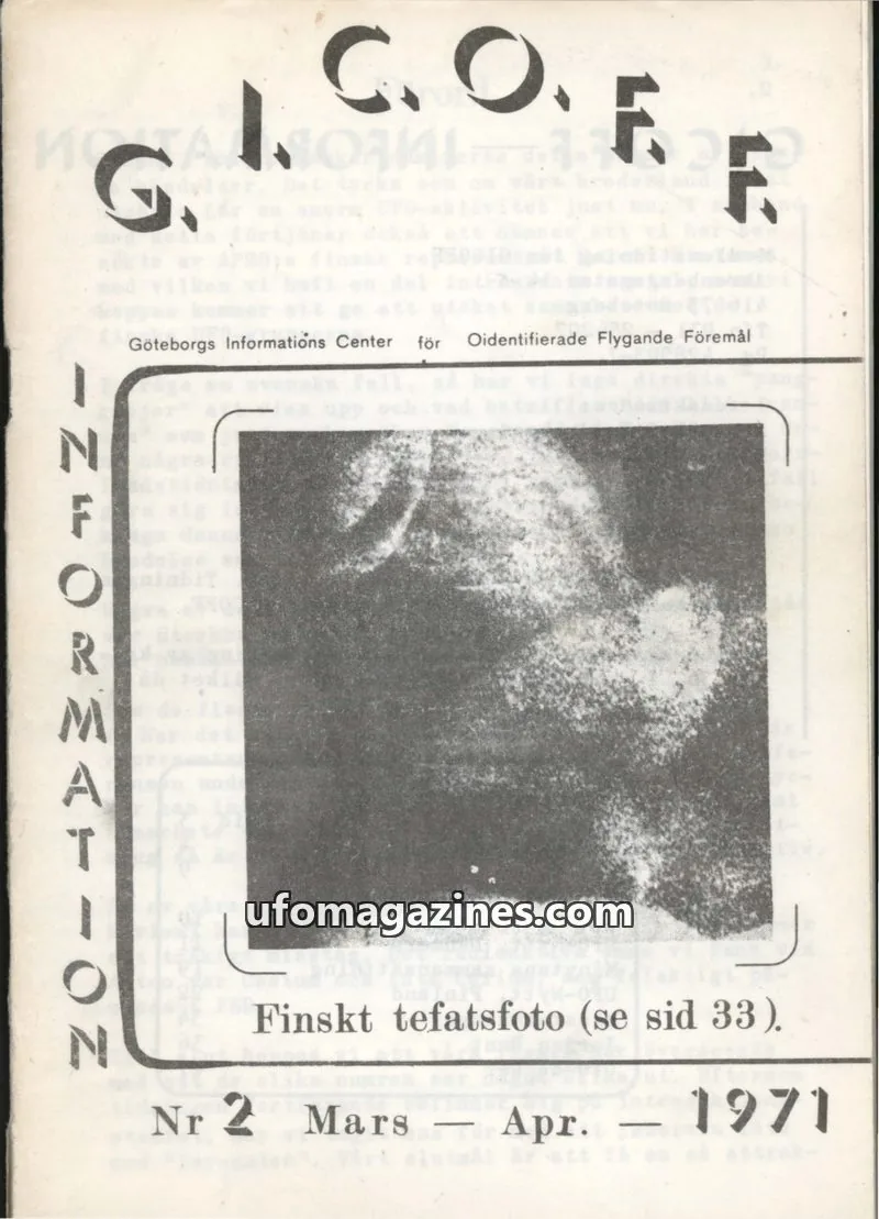 Cover of GICOFF-Information issue Nr 2: G.I.C.O.F. INFORMATION