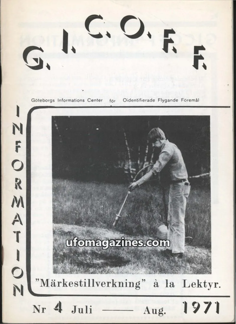 Cover of GICOFF-Information issue 4: G.I.C.O.F.F. INFORMATION