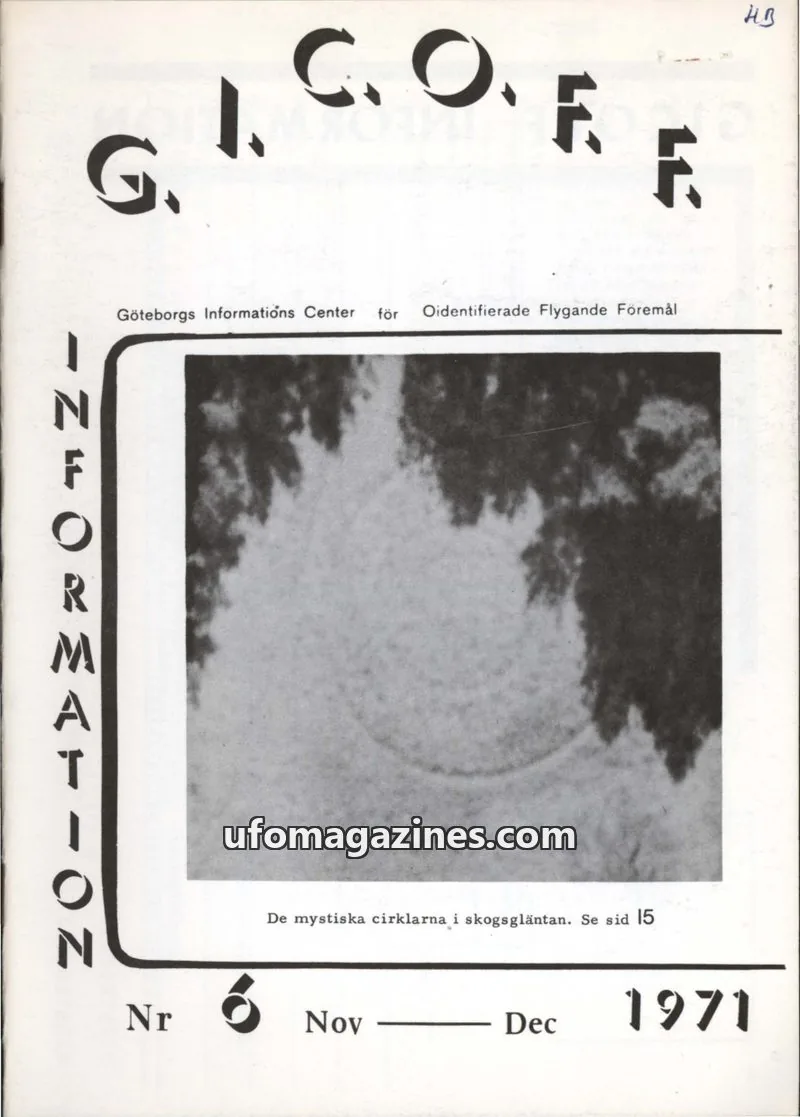 Cover of GICOFF-Information issue 6: GICOFF-INFORMATION