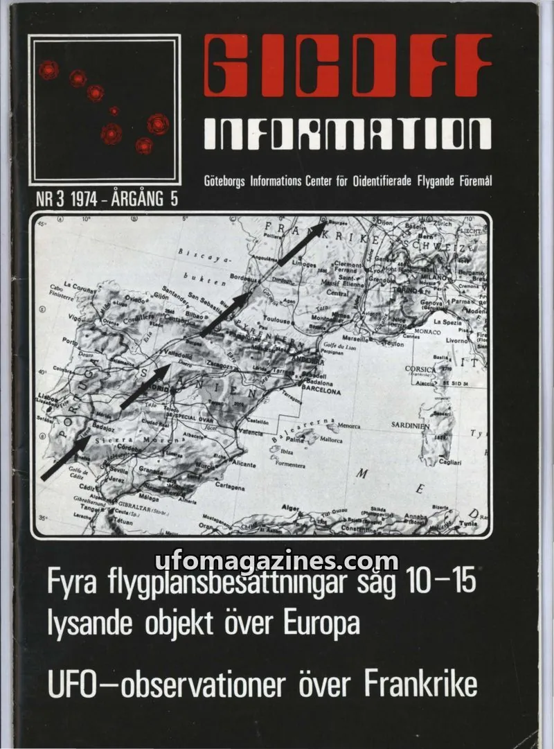 Cover of GICOFF-Information issue NR 3 1974 - ÅRGÅNG 5: GICOFF INFORMATION