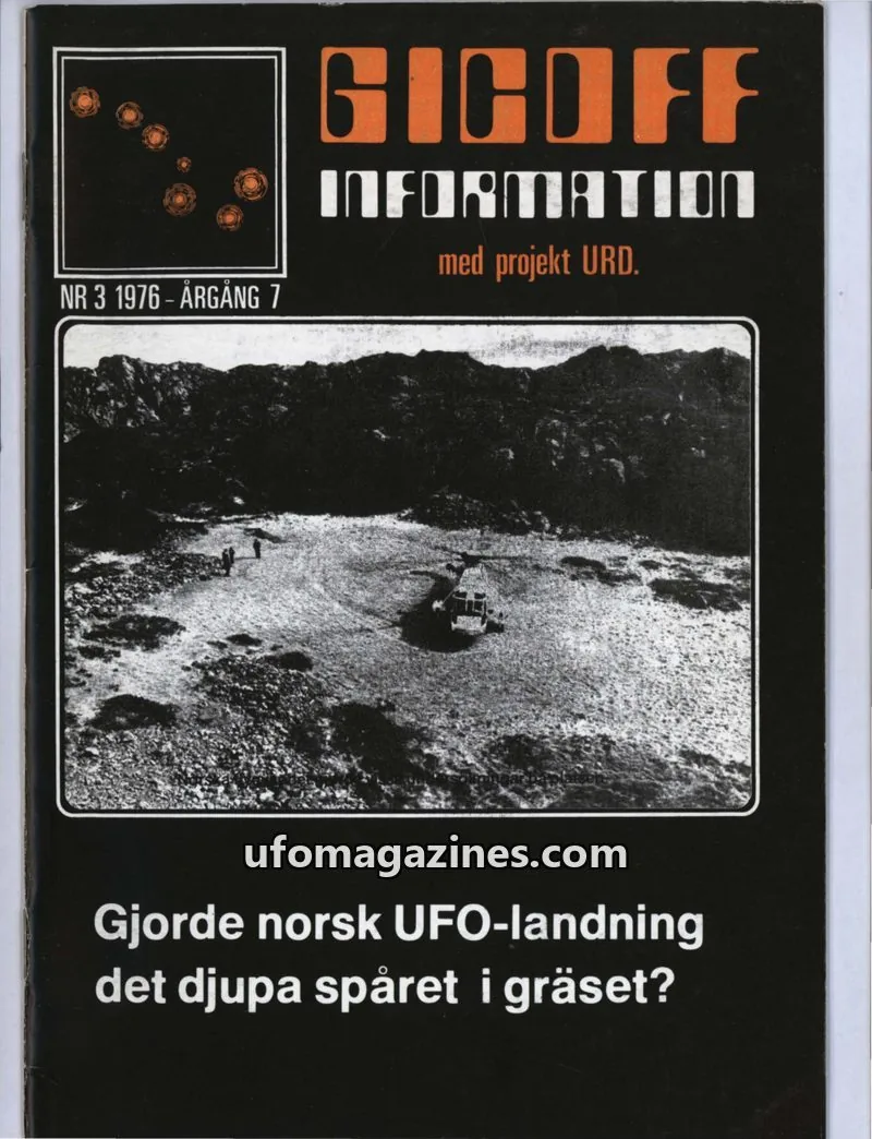 Cover of GIGOFF issue 3: GIGOFF INFORMATION
