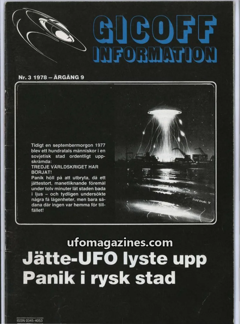 Cover of GICOFF issue 3: GICOFF INFORMATION