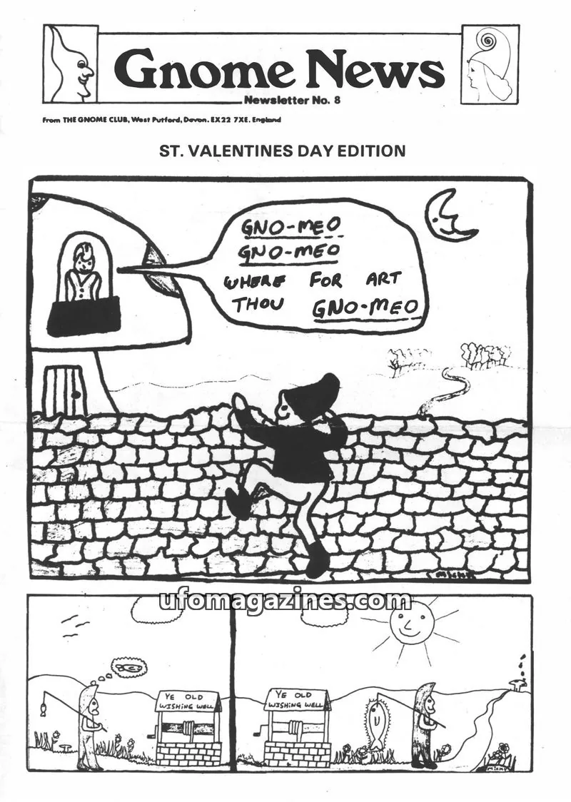 Cover of Gnome News (Ann Atkin) issue No. 8: Gnome News