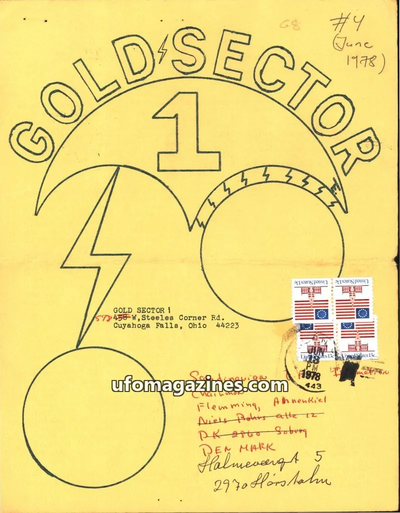 Cover of Gold Sector 1 (Madeline Teagle) issue 4: GOLD SECTOR 1