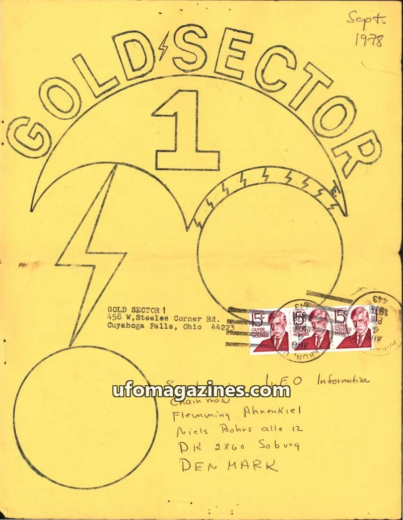 Cover of Gold Sector 1 (Madeline Teagle) issue SEPTEMBER ISSUE: GOLD SECTOR 1