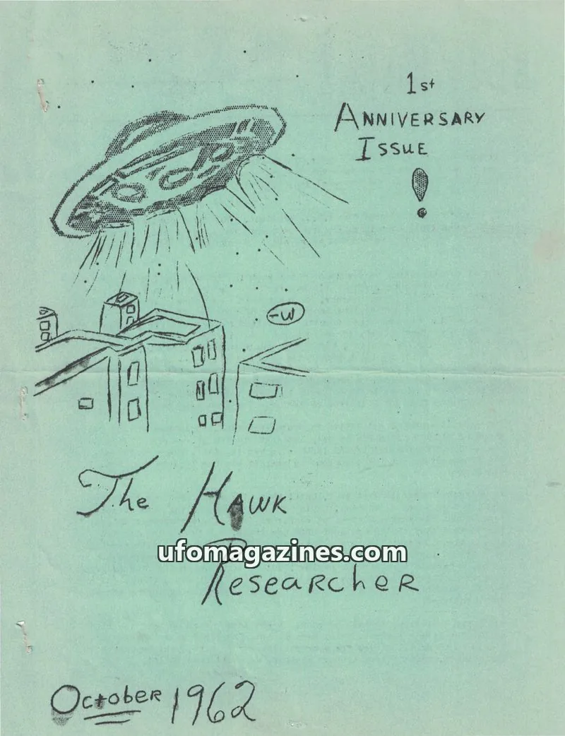Cover of Hawk Research Society issue 1st Anniversary Issue: The Hawk Researcher