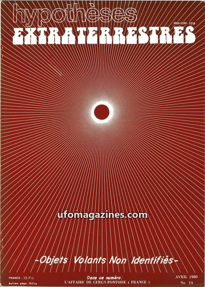 Cover of Hypotheses Extraterrestres (GEOS) issue 14: Hypothèses EXTRATERRESTRES