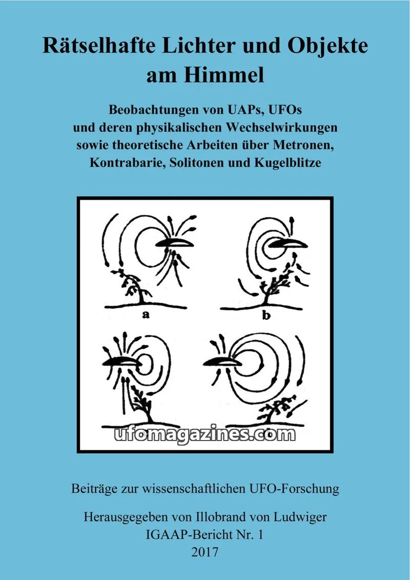 Cover of IGAAP Bericht issue Nr. 1: Rätselhafte Lichter und Objekte am Himmel