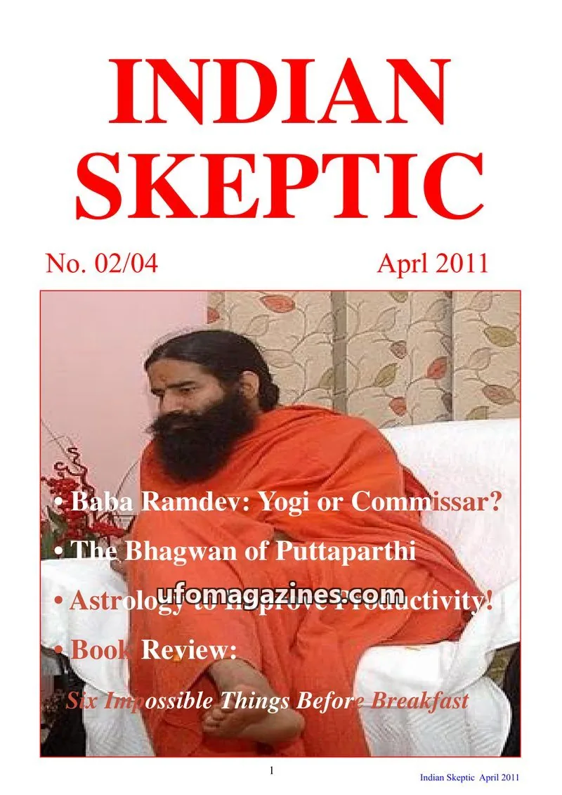 Cover of Indian Skeptic issue 02/04: INDIAN SKEPTIC