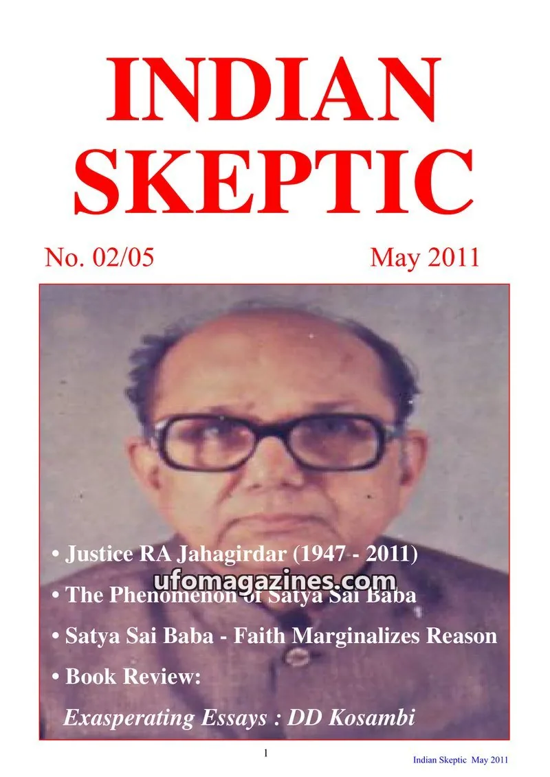 Cover of Indian Skeptic issue 02/05: INDIAN SKEPTIC