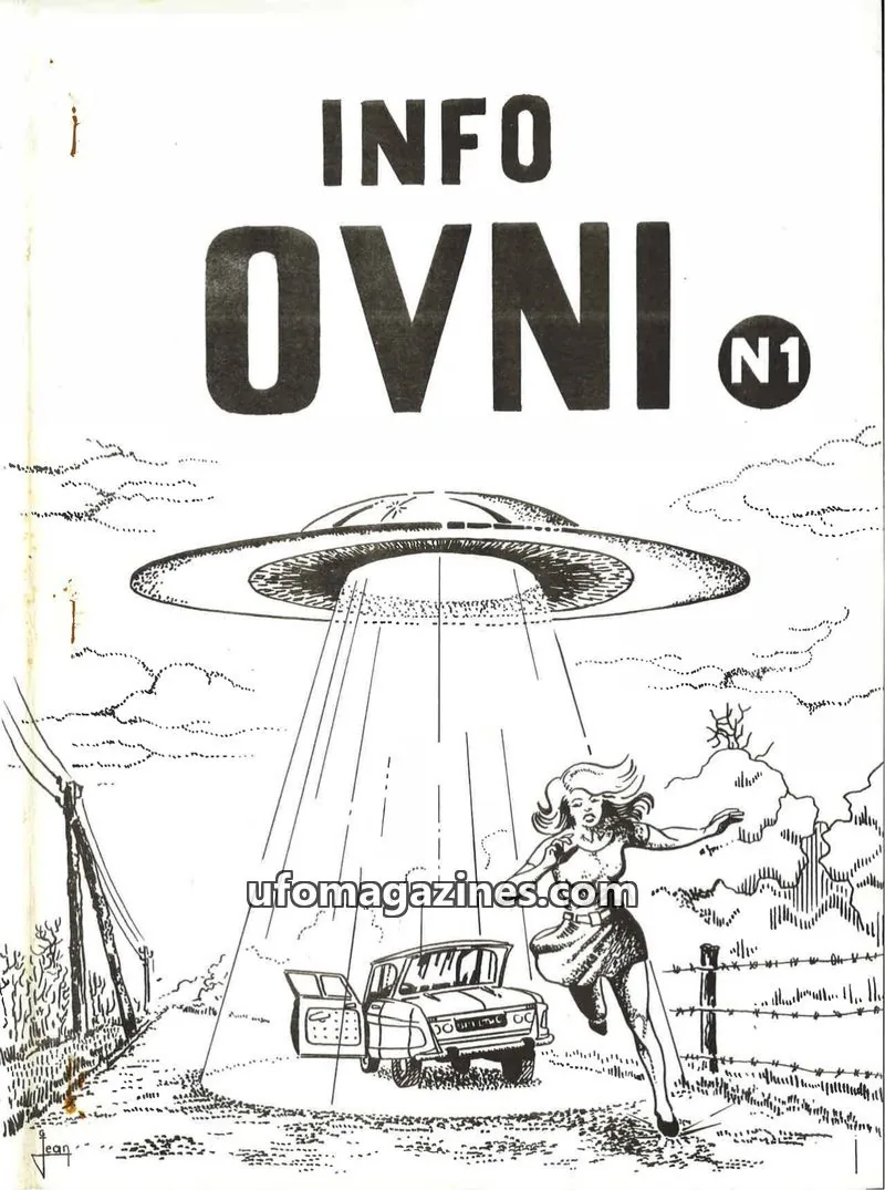 Cover of Info OVNI issue N1: INFO OVNI