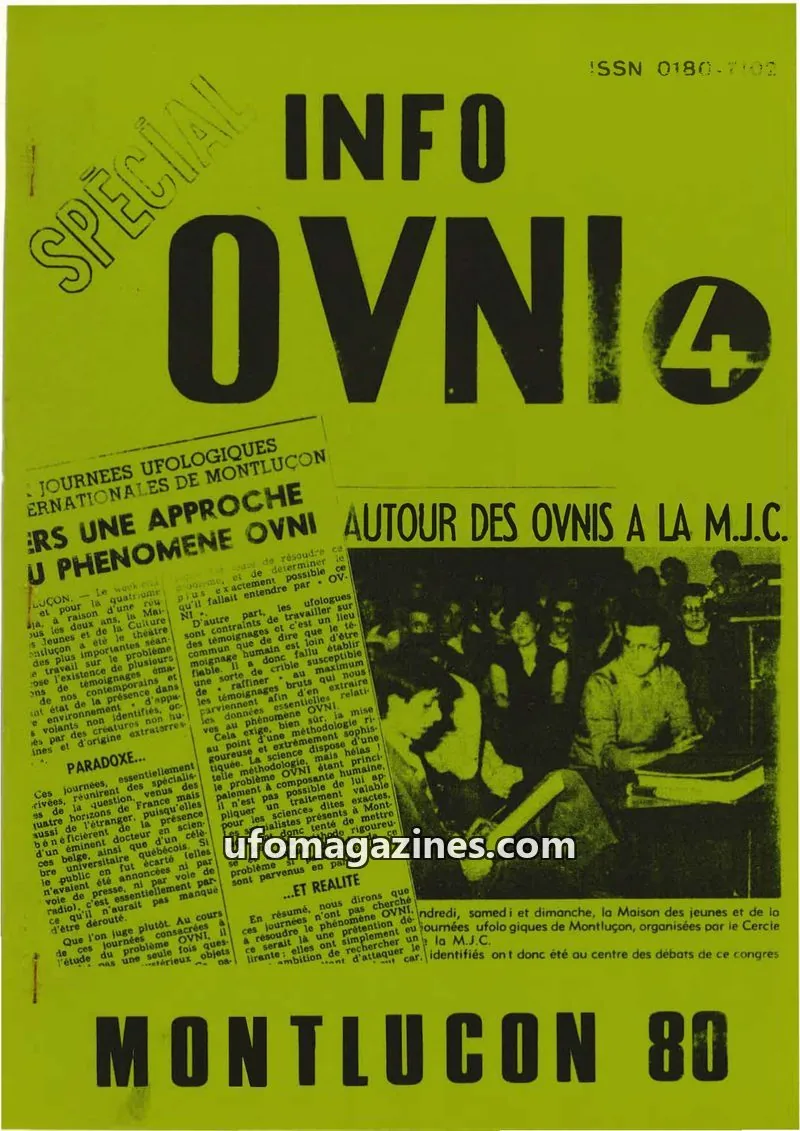 Cover of Info OVNI issue 4: INFO OVNI