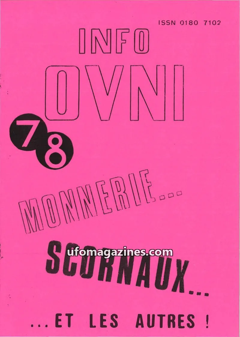 Cover of Info OVNI issue 78: INFO OVNI