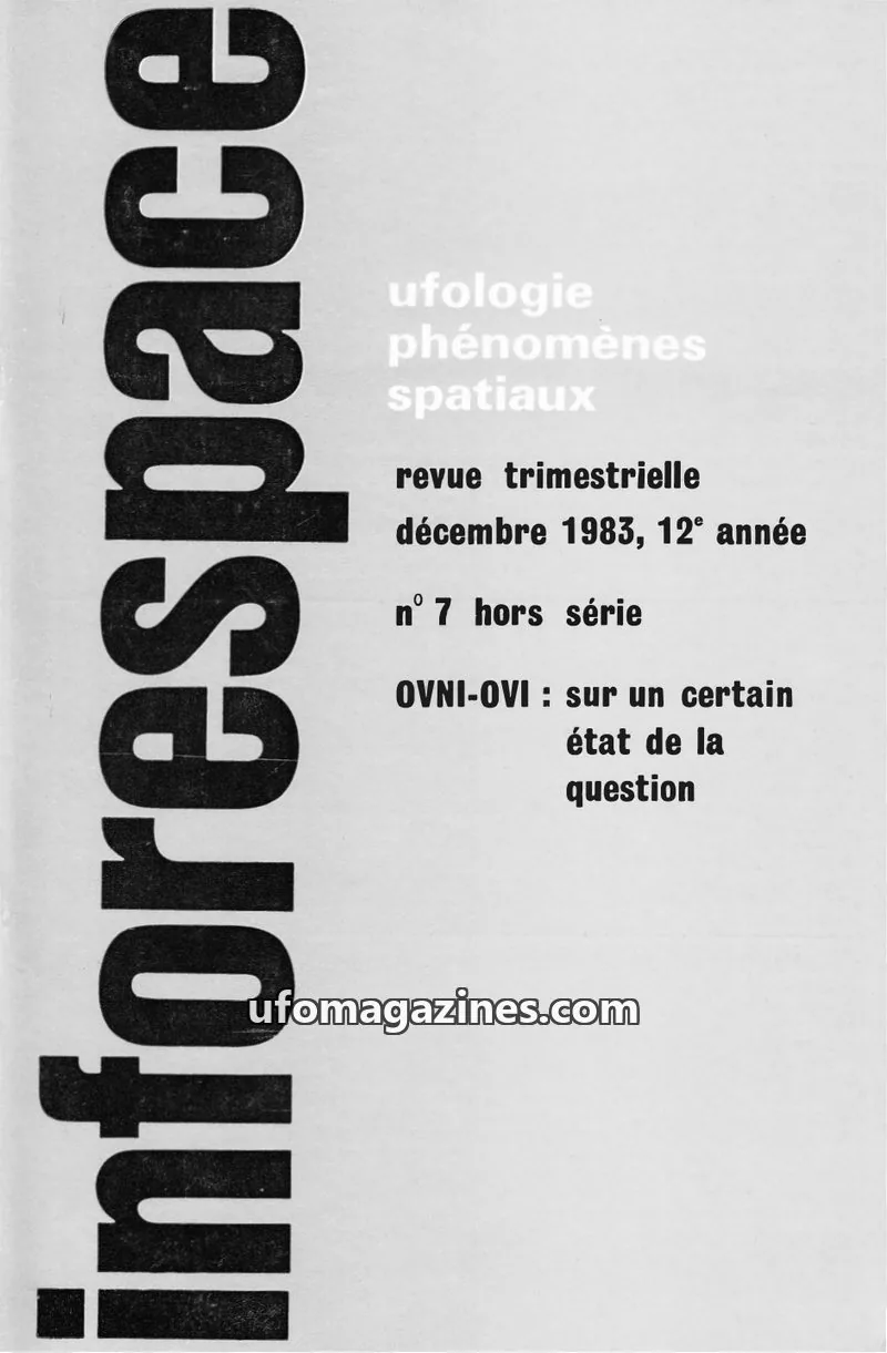 Cover of Inforespace issue 7 hors série: inforespace