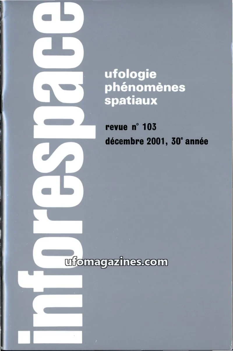 Cover of SOBEPS issue 103: inforespace