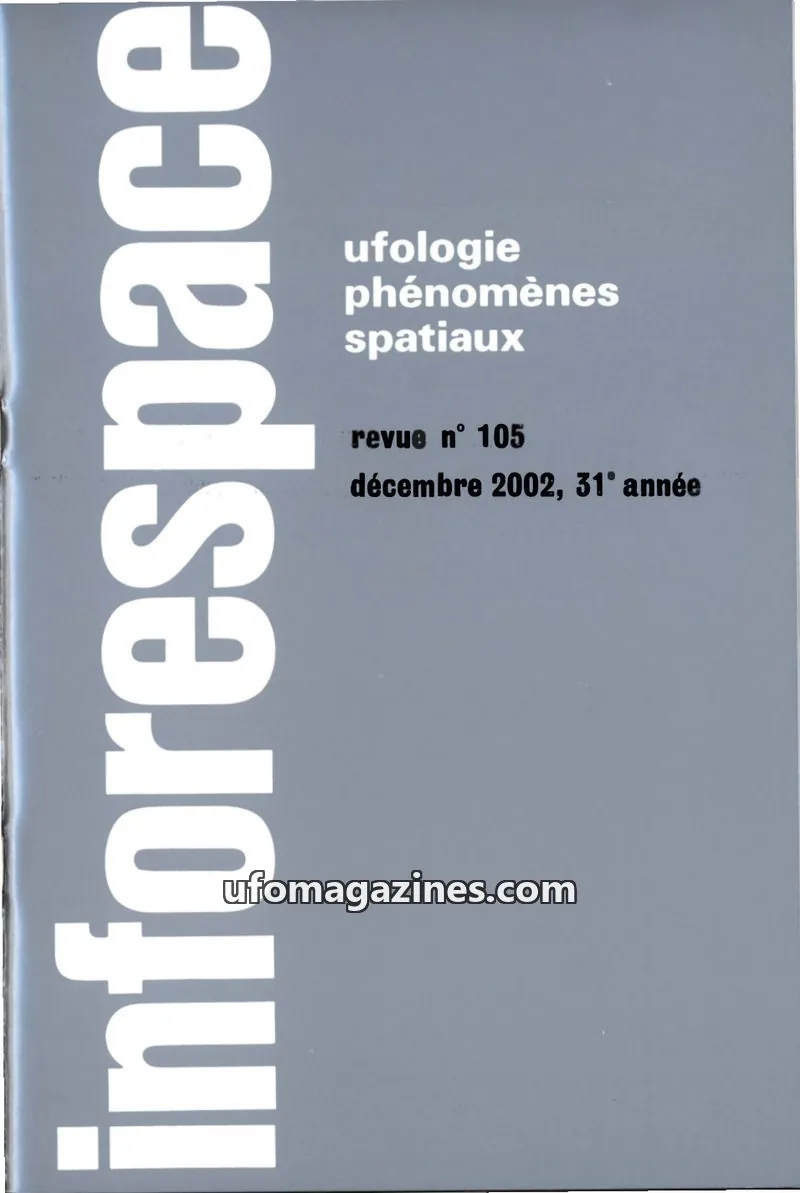 Cover of SOBEPS issue 105: inforespace