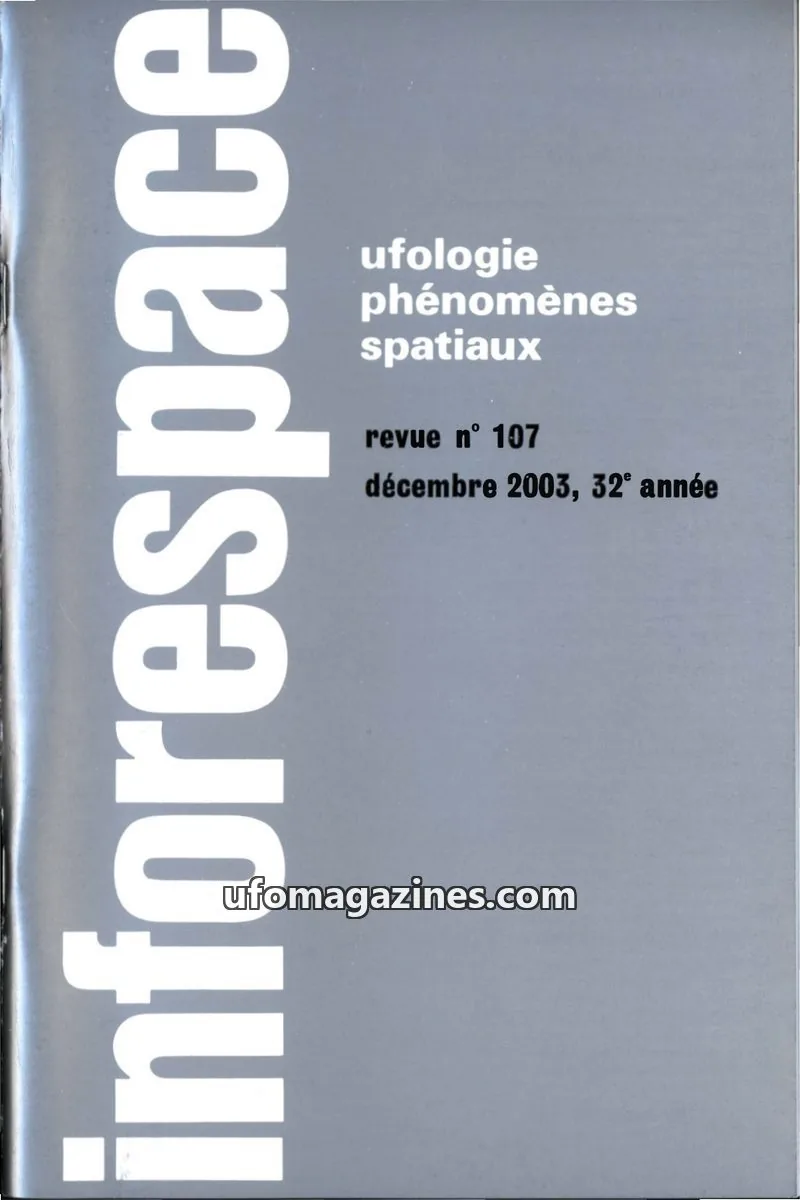 Cover of SOBEPS issue 107: inforespace