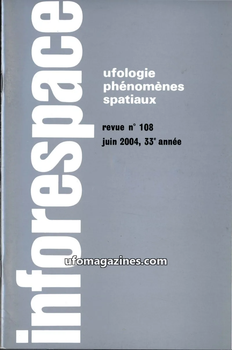 Cover of SOBEPS issue 108: inforespace